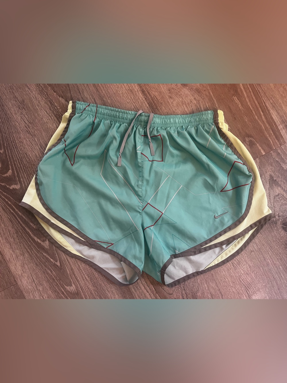 Mint Green Nike Athletic Running Shorts Vintage Womens Small
